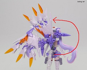 Kotobukiya Desire Maiden Medic - 유연한 날개 가동 (1/3)