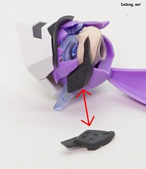 Kotobukiya Vanguard Leader - 인컴을 접은 형태로 교체할 수 있는 점도 뱅가드 리더와 같은데, 좌/우 위치가 달라졌습니다.