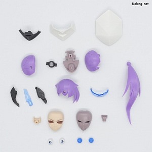 Kotobukiya Vanguard Leader - 신규 파츠가 적용된 머리와 악세사리 부품도. (1/2)