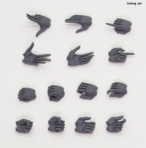 Megalomaria Zirconia - 기본적인 손과 악세사리들은 메피스토와 거의 같습니다. (1/2)