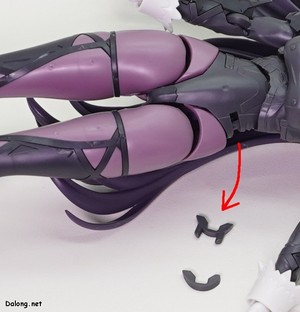 Megalomaria Maria Kagaribi [Dress Code] - When removing the skirt, you'll also need to swap out the side parts that hold the skirt in place.