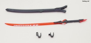 Megalomaria Maria Kagaribi [Dress Code] - The weapons include a sword, scabbard, and 2 types of mount parts.