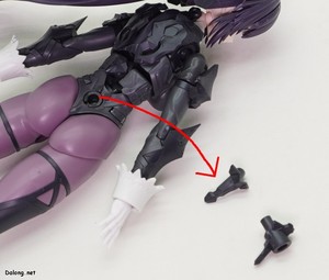 Megalomaria Maria Kagaribi [Dress Code] - By swapping out the back parts, you can make use of the stand mounting hole.