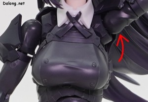Megalomaria Maria Kagaribi [Dress Code] - A new shoulder joint is used where the shoulder blade itself swings significantly forward/backward/u