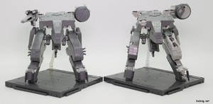 Metal Gear Rex [Metal Gear Solid 4 Ver.] - 메탈기어 렉스 오리지널 버전과의 비교. 이 킷은 기존 렉스의 병장과 장갑 상당수가 떨어져나간 데미지드 버전이라고 보시면 됩니다. (3/6)