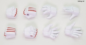 Rock Man Sigma Mega Man X Ver. - A total of 4 sets of hands are included, but the 2 types on the right don't have color separation on the r