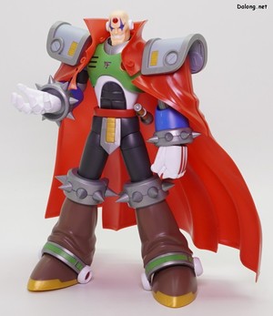 Rock Man Sigma Mega Man X Ver. - Poses with the cape on. Arm movement is severely restricted, so posing with the cape on is pretty tough. (