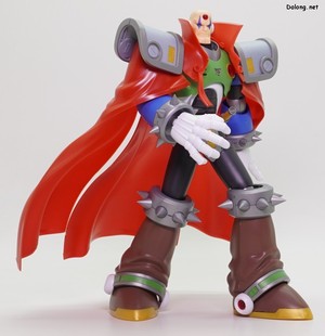 Rock Man Sigma Mega Man X Ver. - Poses with the cape on. Arm movement is severely restricted, so posing with the cape on is pretty tough. (