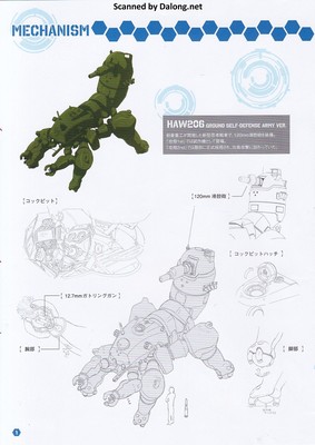 多脚戦車 「剣菱重工 HAW206」 陸自正式採用Ver. - 説明書 (2/16)