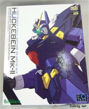 Super Robot War 1/100 Hückebein Mk-II - 애니메니션같은 특이한 박스아트.