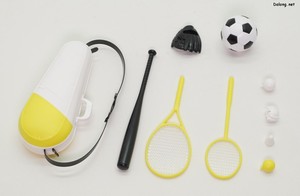 Sousaishojoteien Club Manager & Sporting Goods - 부활동 옵션파츠들. 라켓 케이스와 더불어 야구/축구/테니스/배트민턴 세트가 제공됩니다.