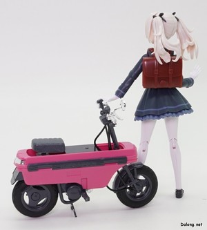 Sousaishojoteien Emma Koishikawa [Nocturne] with Honda AB12 Motocompo - 합동 포즈 1 (2/2)