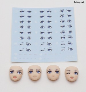 Sousaishojoteien Rui Saotome (Touiu High School Tracksuit) - Wet decals and separately packaged face parts