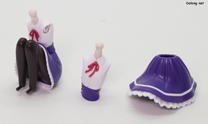 白雪ちゃん - 基本アクセサリーと手のパーツ構成は、既存キットのパーツが流用されています。(1/4)