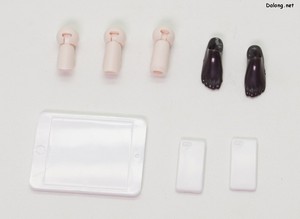 白雪ちゃん - 基本アクセサリーと手のパーツ構成は、既存キットのパーツが流用されています。(3/4)