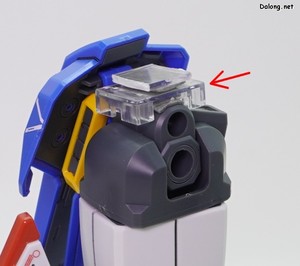 MG Full Armor ZZ Gundam - 상체가 우측으로 기우는 것을 막기 위해, 오른쪽 다리 위에 이것저것 양면테잎으로 붙여보니 효과가 있긴 합니다.