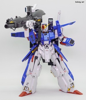 MG Full Armor ZZ Gundam - 하이퍼 메가 캐논 사격 포즈 (1/4)