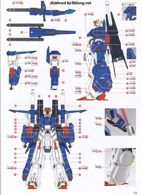 MG Full Armor ZZ Gundam - Manual (43/44)