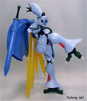 MG Dunbine - 가동성.. 팔은 평범한데, 다리는 하체 스커트가 없는 구조특성상 마구 위로 올라와줍니다.