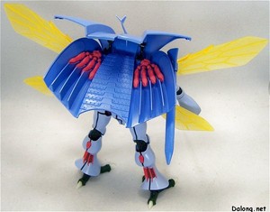 MG Dunbine - 파리날개(?)를 쫙 편 모습.