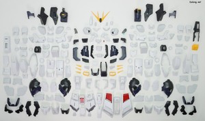 PG Unleashed Nu Gundam - 외부장갑 탈거 (2/2)