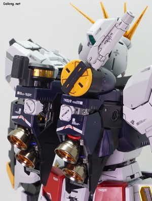 PG Unleashed Nu Gundam - 먹선+데칼 작업 후의 각 부위 상세 디테일 (6/14)