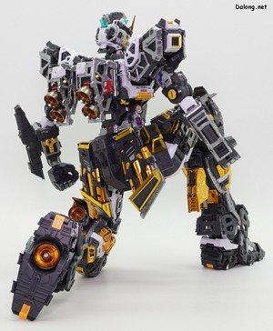 PG Unleashed Nu Gundam - 프레임 상태에서의 무릎 앉아 포즈 (4/4)