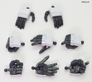 PG Unleashed Nu Gundam - 손은 총 4종류가 제공됩니다.