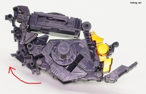 PG Unleashed Nu Gundam - 하체를 비트는 기믹의 내부 가동모습 (2/2)