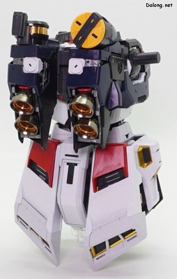 PG Unleashed Nu Gundam - 가조립된 몸통 (2/4)