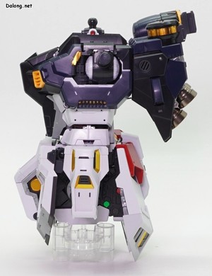 PG Unleashed Nu Gundam - 가조립된 몸통 (3/4)
