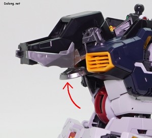 PG Unleashed Nu Gundam - 콕핏 블록 앞의 커버를 추가로 열 수 있습니다.