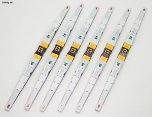 PG Unleashed Nu Gundam - 6개의 거대한 핀 판넬.