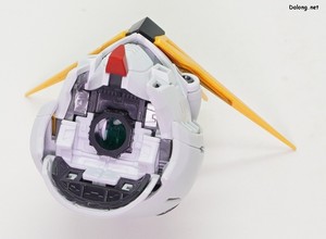 PG Unleashed Nu Gundam - 가조립된 머리 (5/5)