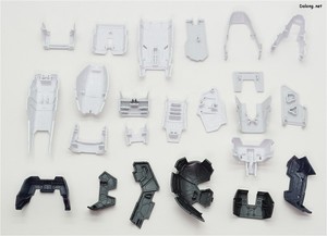 PG Unleashed Nu Gundam - 다리 장갑 내부 디테일들