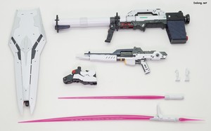 PG Unleashed Nu Gundam - 전체 무장 구성