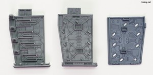 PG Unleashed Nu Gundam - 바주카의 프레임과 장갑 내부 디테일. 특히 탄창 내부 디테일이 화려하네요. (2/2)