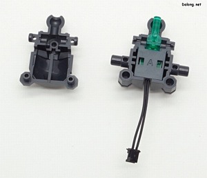 PG LED Unit for PG Unleashed Nu Gundam - A 유닛은 목 부분에 넣어서, 머리에 사용됩니다.