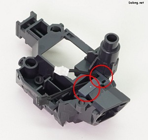 PG LED Unit for PG Unleashed Nu Gundam - B,C,D 유닛은 양쪽 가슴 프레임 파츠 안쪽에 넣습니다. (2/2)