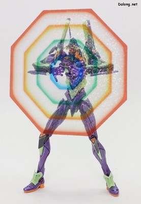 RG Evangelion Unit-01 [Night Combat Color] - The scene of opening the A.T. Field. All action poses from here on alternate bet