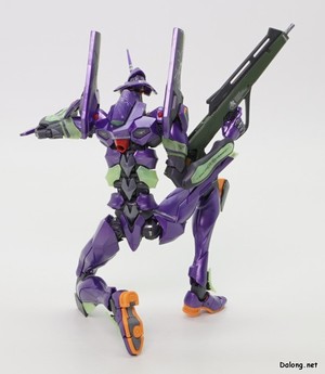 RG Evangelion Unit-01 [Night Combat Color] - Pose 5 - Rear (1/2)