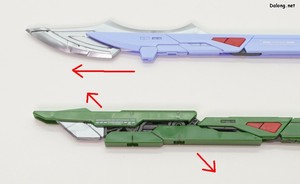 MGSD Destiny Gundam - 무장 끝부분의 전개. MG에도 없던 기믹이 추가되었네요. (2/2)