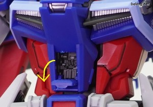 MGSD Destiny Gundam - 콕핏 해치 오픈도 됩니다.