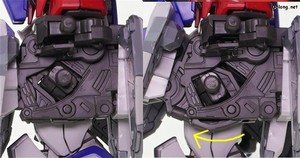 MGSD Destiny Gundam - 고관절 이동 기믹