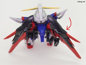 MGSD Destiny Gundam - 날개의 가동.