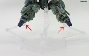 MGSD Kshatriya - In my case, I used auxiliary stands to support both feet so the aerial pose wouldn't tilt. It's so heavy you sta