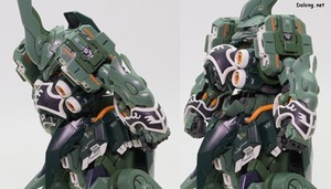MGSD Kshatriya - Spreading the waist joint allows the upper body to move quite a bit forward and back. Pretty decent waist articu