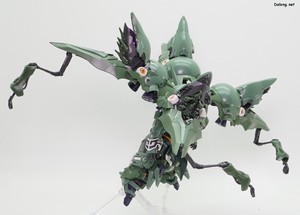 MGSD Kshatriya - Pose with all binders and sub-arms deployed. Looks incredibly imposing, but balancing it on a stand is extremely
