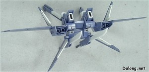 HG Strike Rouge + I.W.S.P. - I.W.S.P. 뒷모습. 버니어류까지 충실히 표현