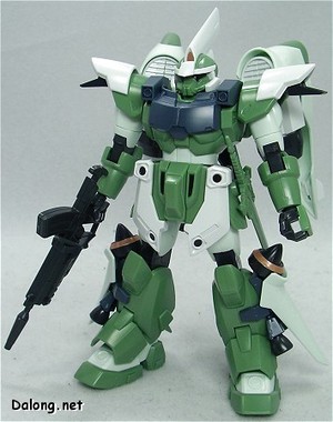 HG Ginn Type High-Maneuver (고기동형) - 가조립 사진 (스티커 부착) 전면